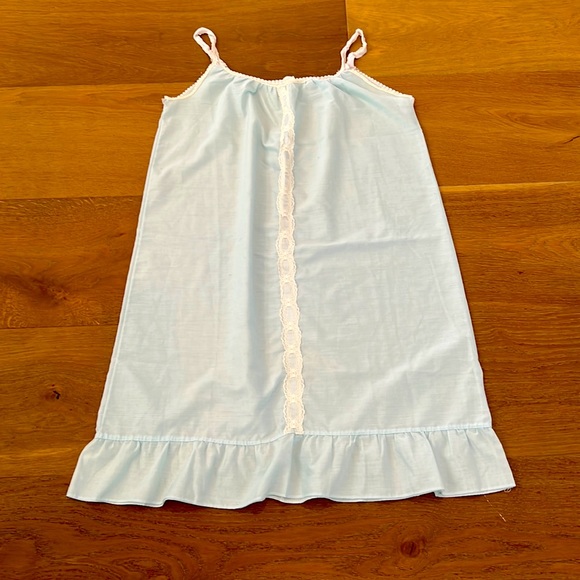 Vintage Sleeveless Nightgown Blue - Picture 1 of 4